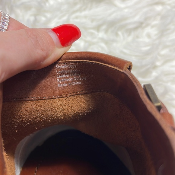 MADEWELL Brown LEATHER CLOG HEEL - Picture 9 of 13